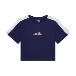 Cropped tee-shirt Fille ALESSI bleu marine en coton