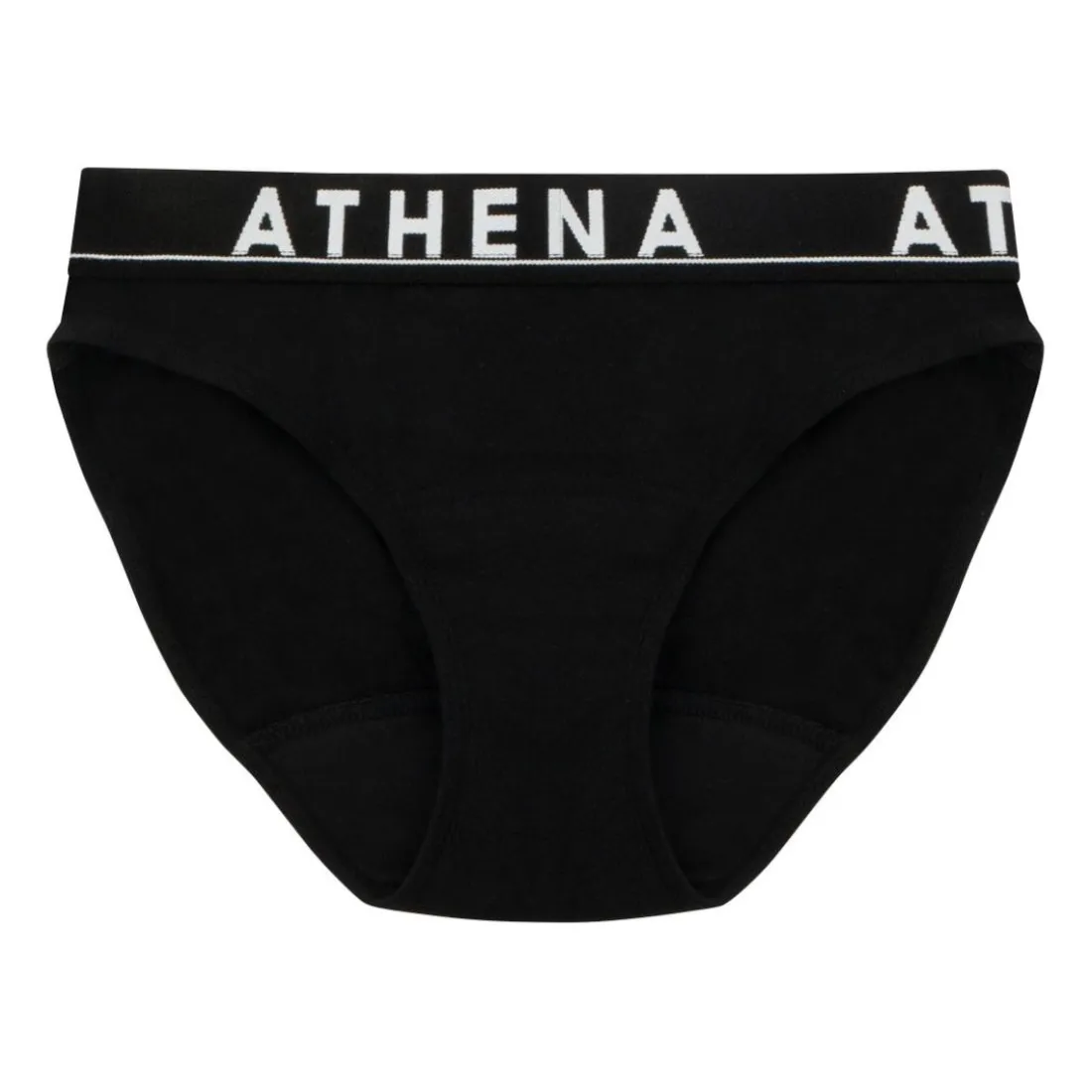 Culotte pour les règles Easy Color fille coton issu de l'agriculture biologique Athena noir