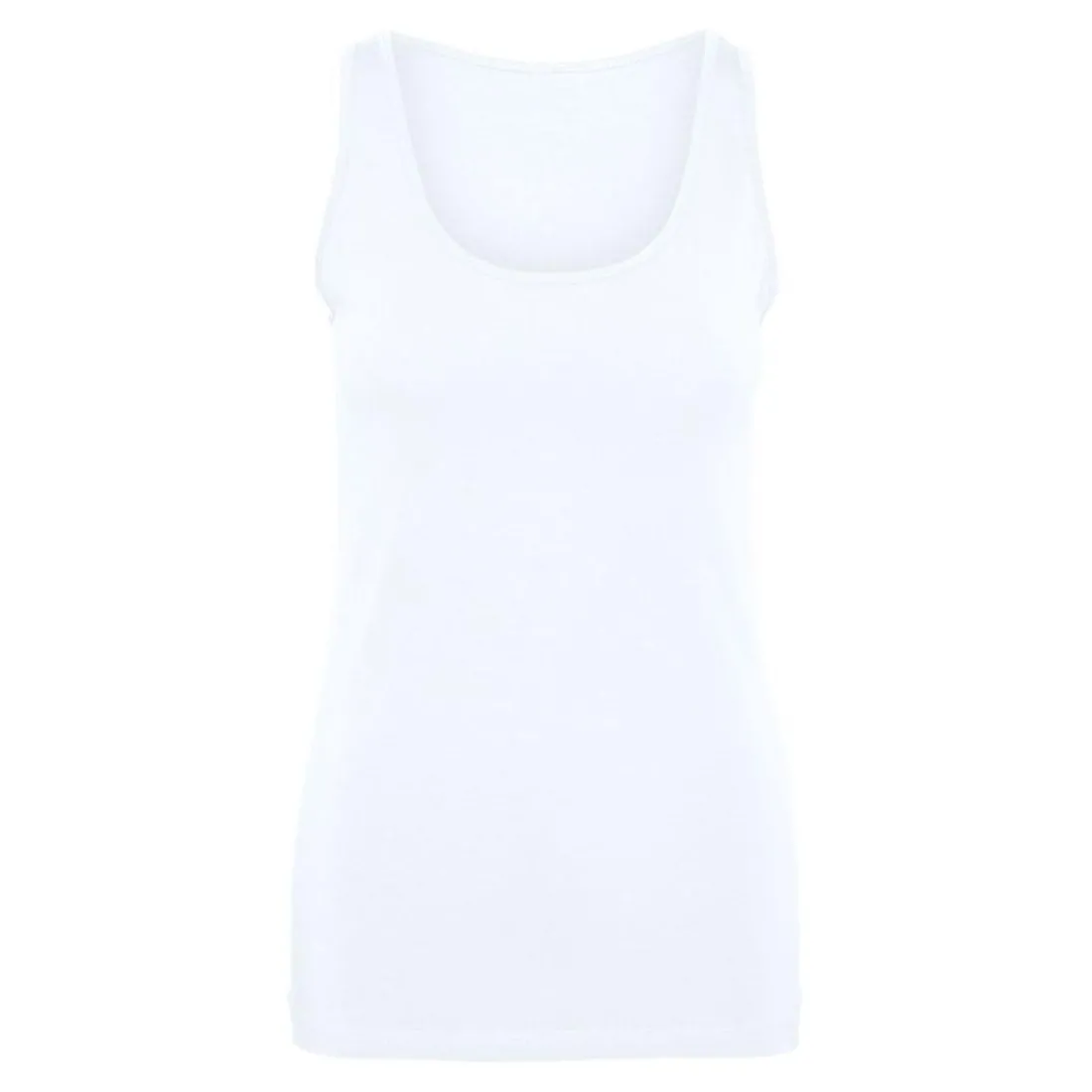 Débardeur blanc en coton Hattie
