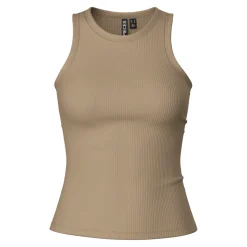 Débardeur boxer Ruka marron en coton Eva
