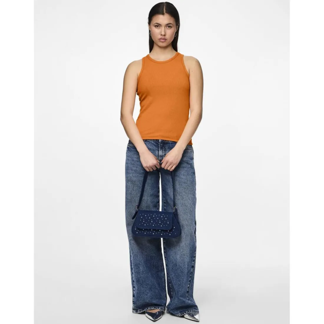 Débardeur boxer Ruka orange en coton Esme