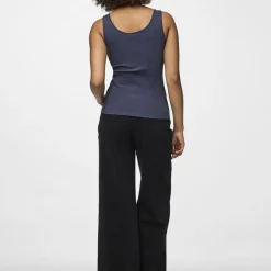 Débardeur en coton bleu Kitte