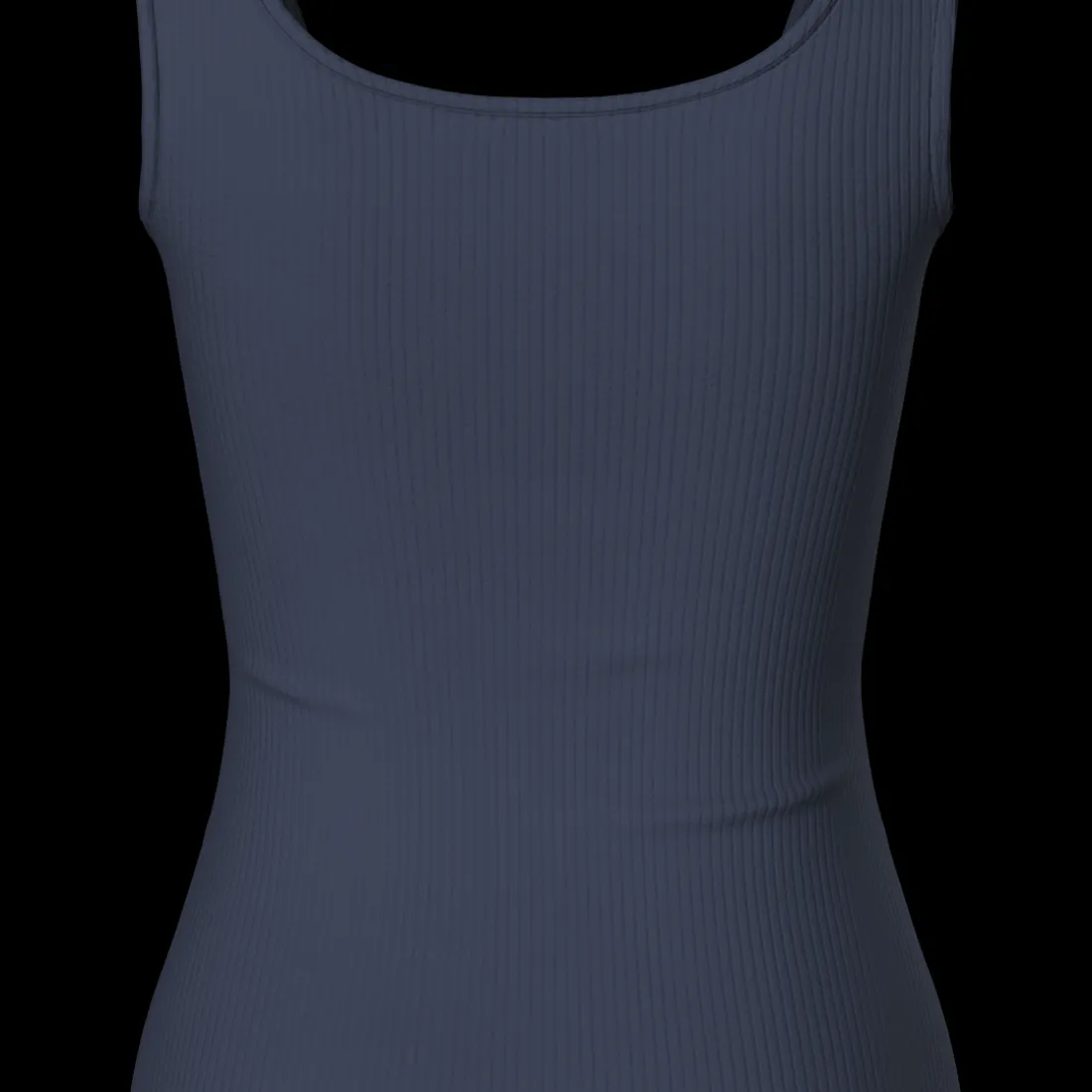 Débardeur en coton bleu Kitte