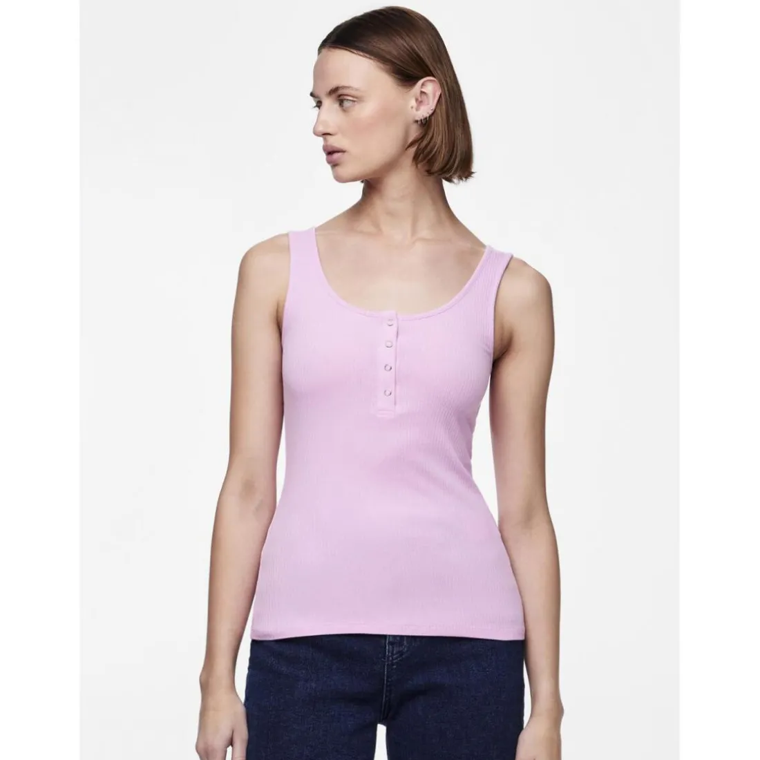 Débardeur en coton Kitte violet Lena