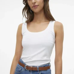 Débardeur en coton Lulu blanc Alia
