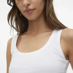 Débardeur en coton Lulu blanc Alia