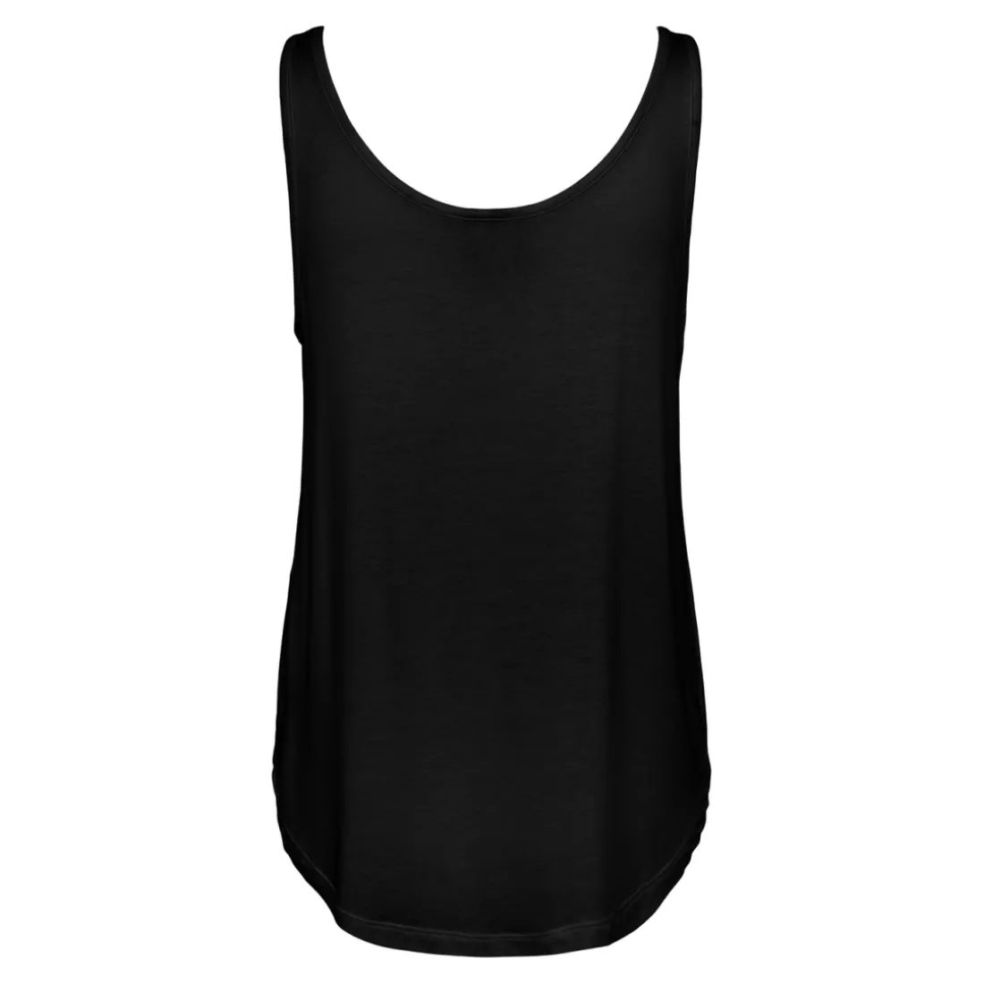 Débardeur en viscose Billo noir uni Ida