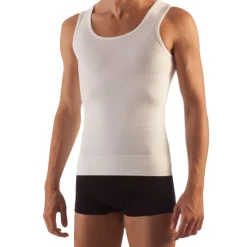 Débardeur Gainant Minceur homme Blanc Lytess