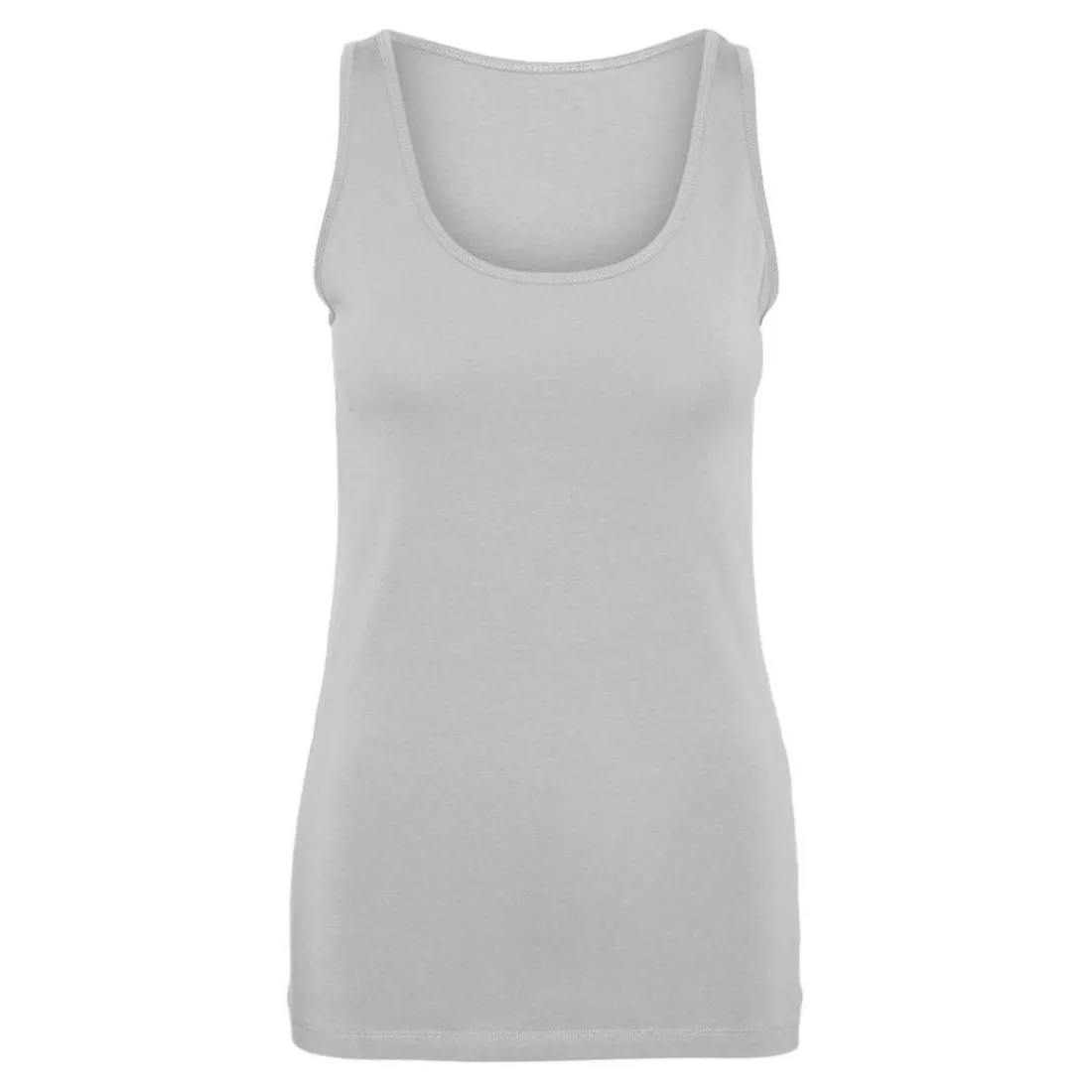 Débardeur gris clair en coton Pey