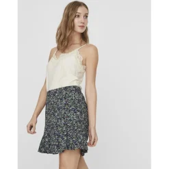 Débardeur longueur regular col rond sans manches gris Vivi