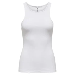 Débardeur regular fit blanc en coton Tia