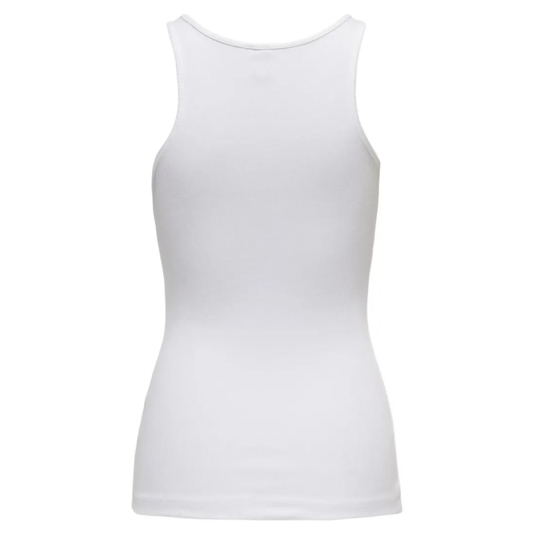 Débardeur regular fit blanc en coton Tia
