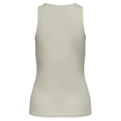 Débardeur regular fit gris clair en coton Isla