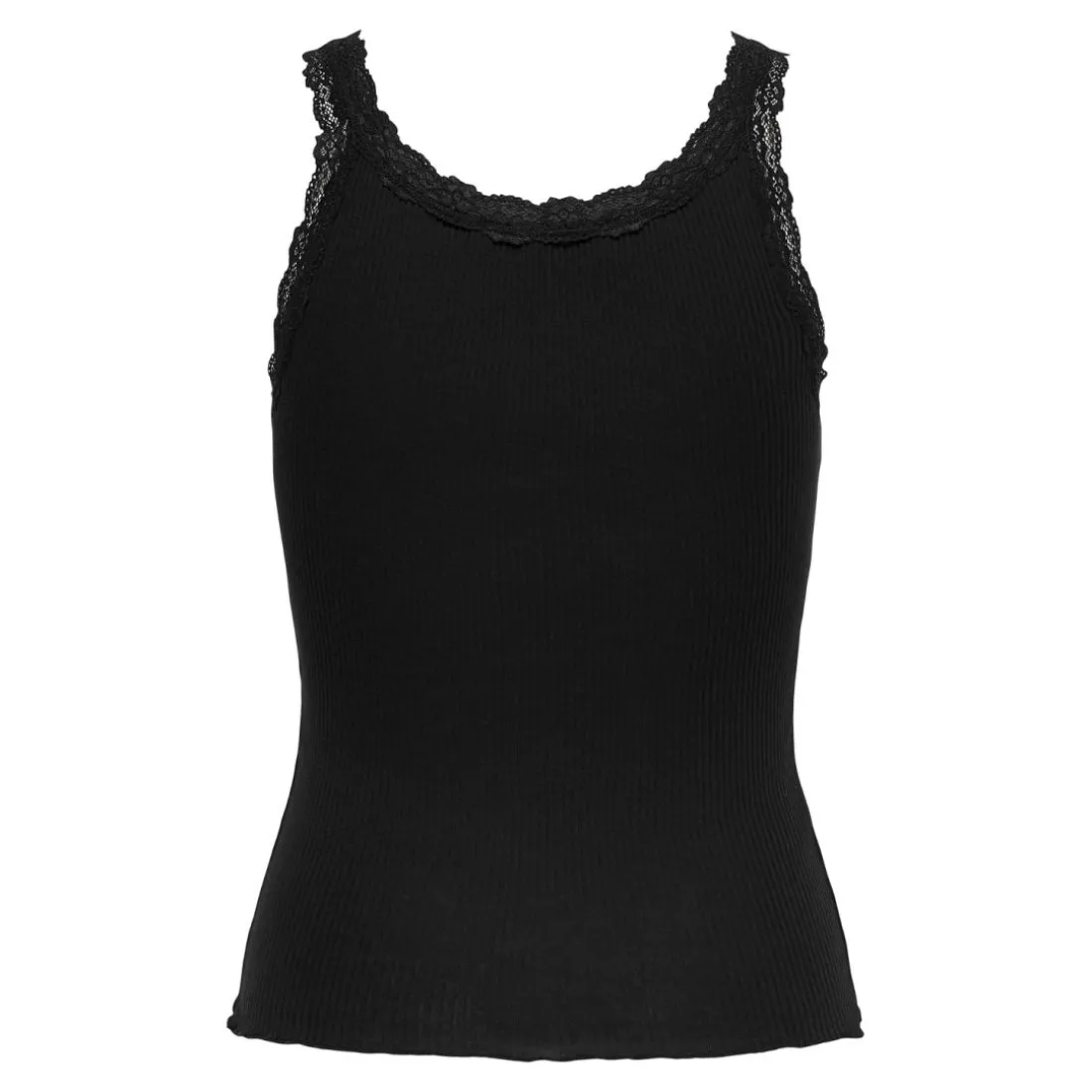 Débardeur regular fit noir en coton Dee
