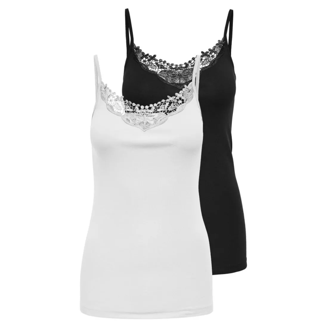 Débardeur regular fit noir en coton Vox