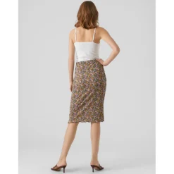 Débardeur spaghetti Slim Fit Col en V Sans manches Longueur regular noir Xena