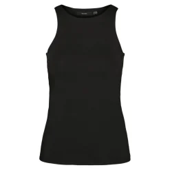 Débardeur Standard Fit Col rond Sans manches Longueur regular noir