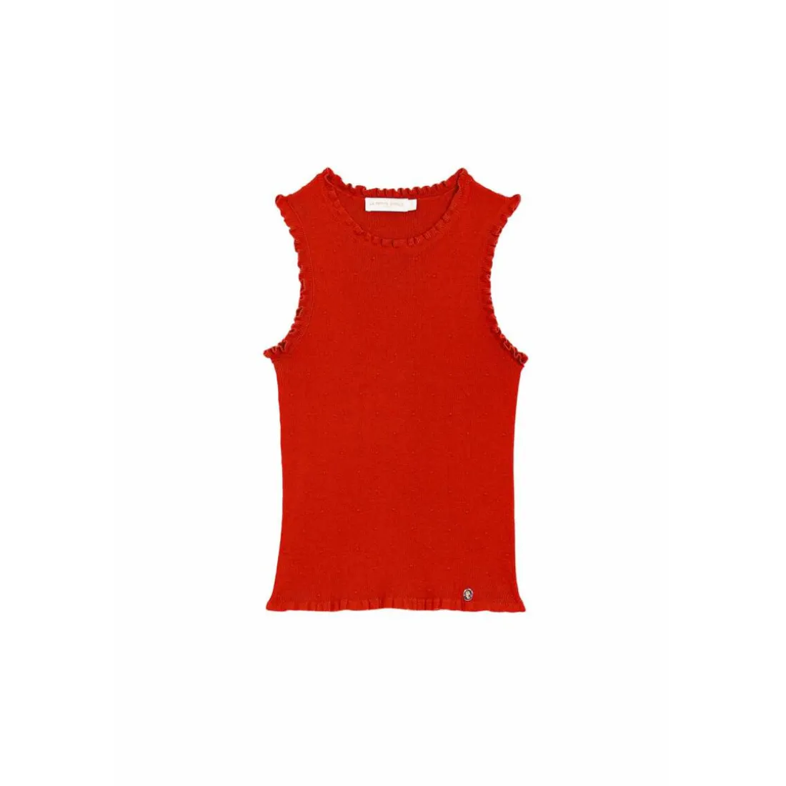 Debardeur DOLFERI rouge en viscose