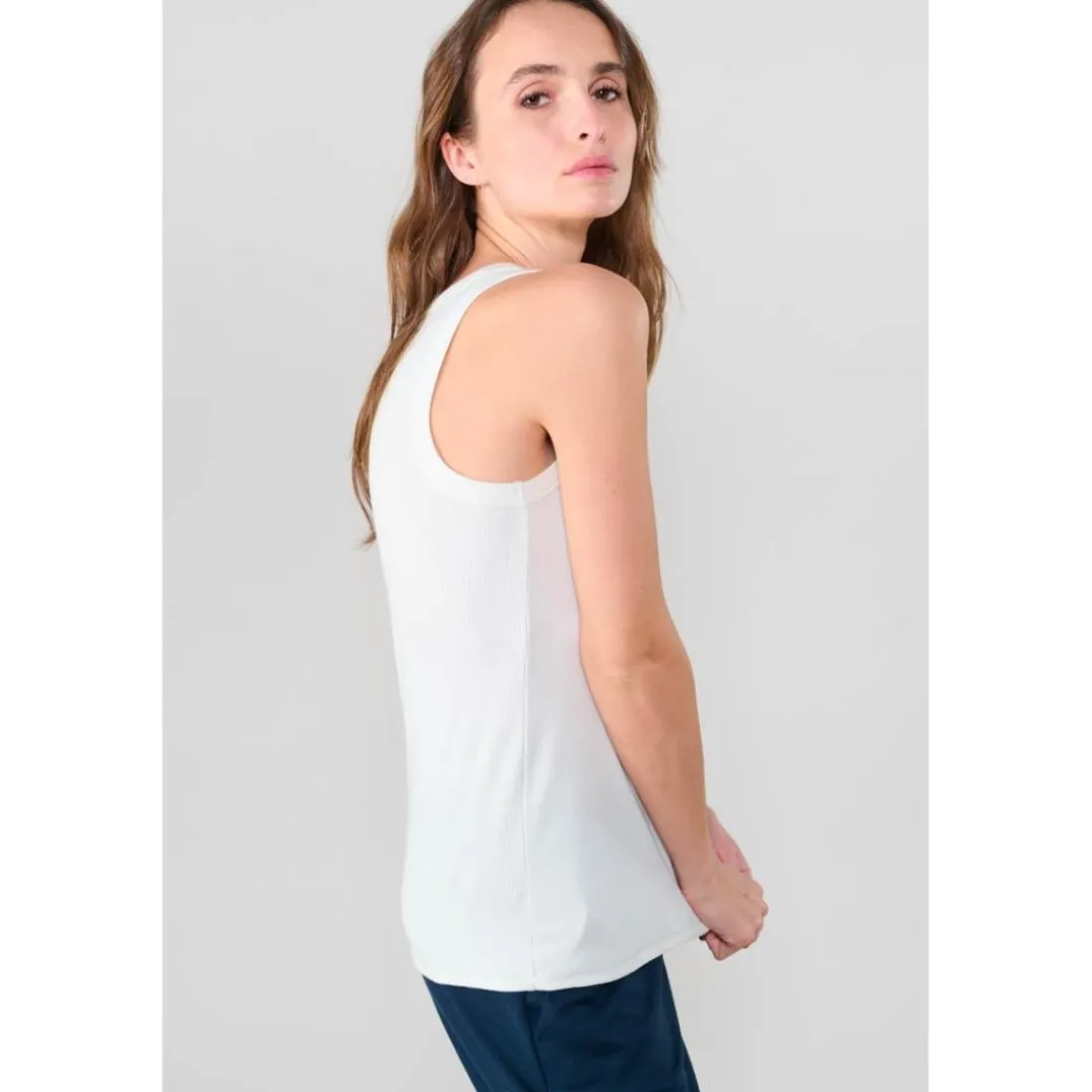Debardeur DRACOFE blanc Fern en coton