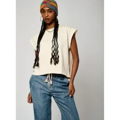 Debardeur VISIO blanc en coton