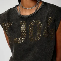 Debardeur VOLVE noir en coton