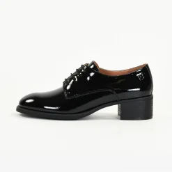 Derbys femme en Cuir DISA Noir