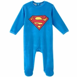 Dors bien velours bébé garçon Superman - bleu foncé