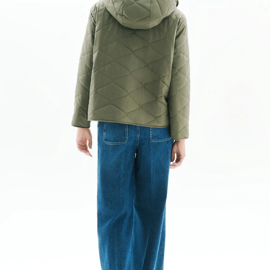 Doudoune femme verte