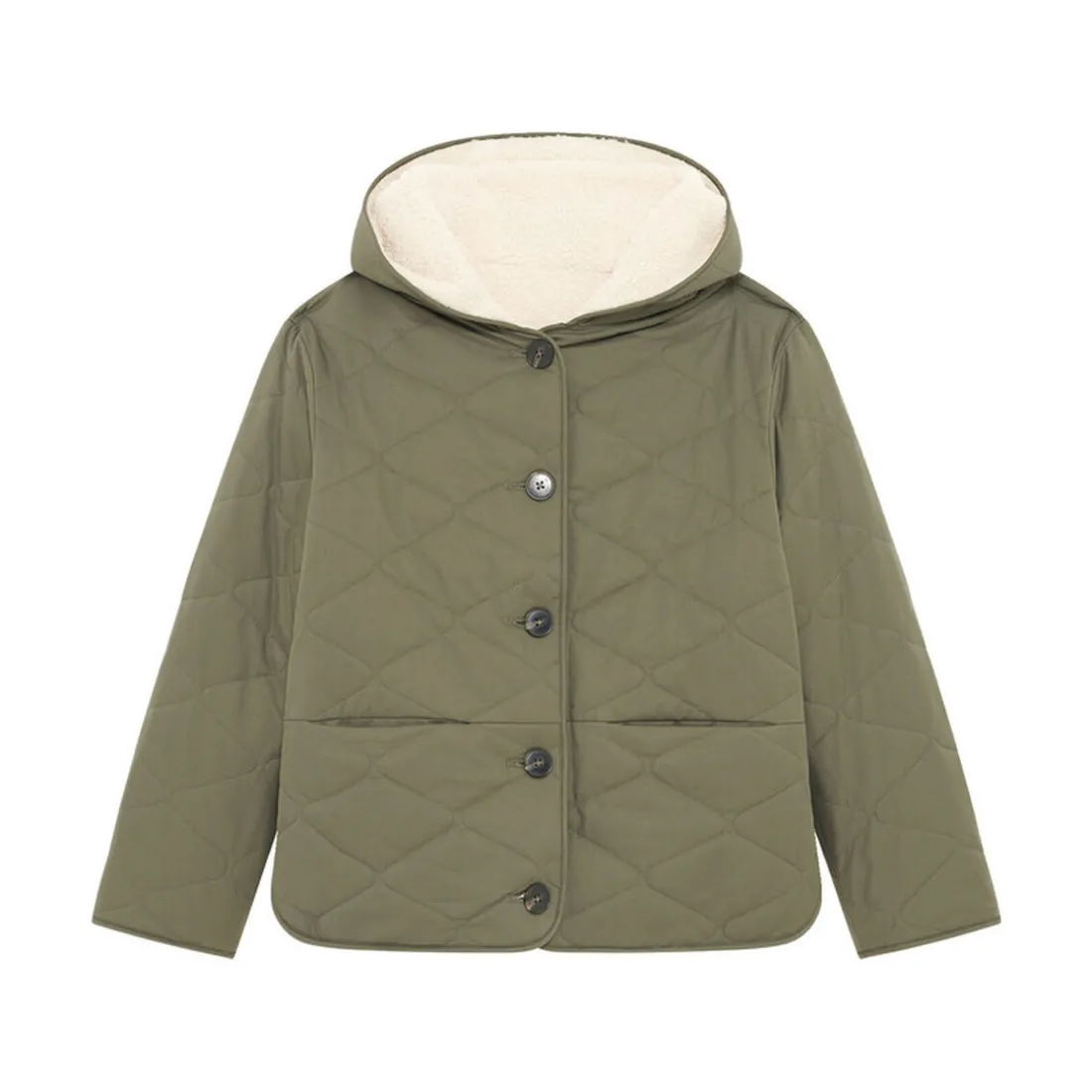 Doudoune femme verte