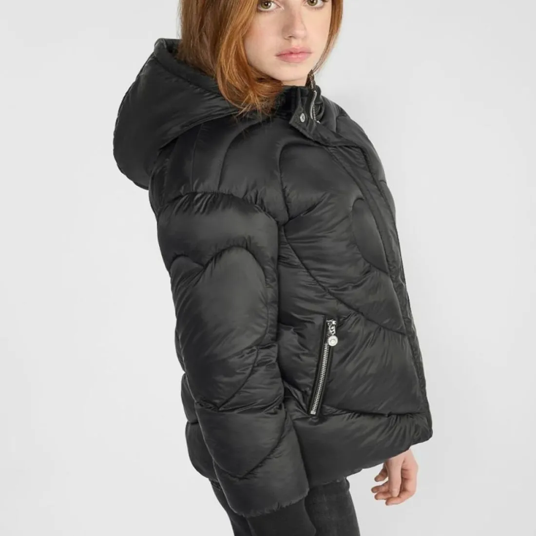 Doudoune fille EMIGI noir Ria
