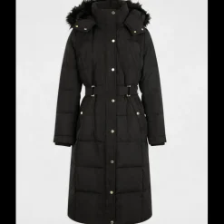 Doudoune longue femme Morgan noir