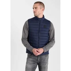 Doudoune sans manches CROZ bleu Ulf en coton