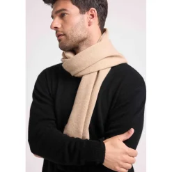 Echarpe etole unisexe en cachemire new beige creme