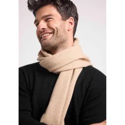 Echarpe etole unisexe en cachemire new beige creme