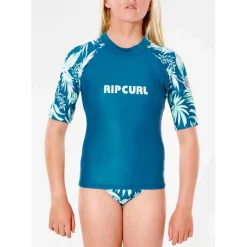 Ensemble 3 pièces de bain fille - Bleu Rip Curl