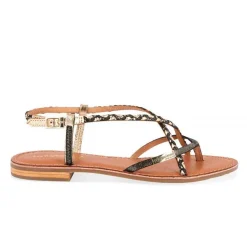 Entre-Doigt femme MONATRES Noir en cuir