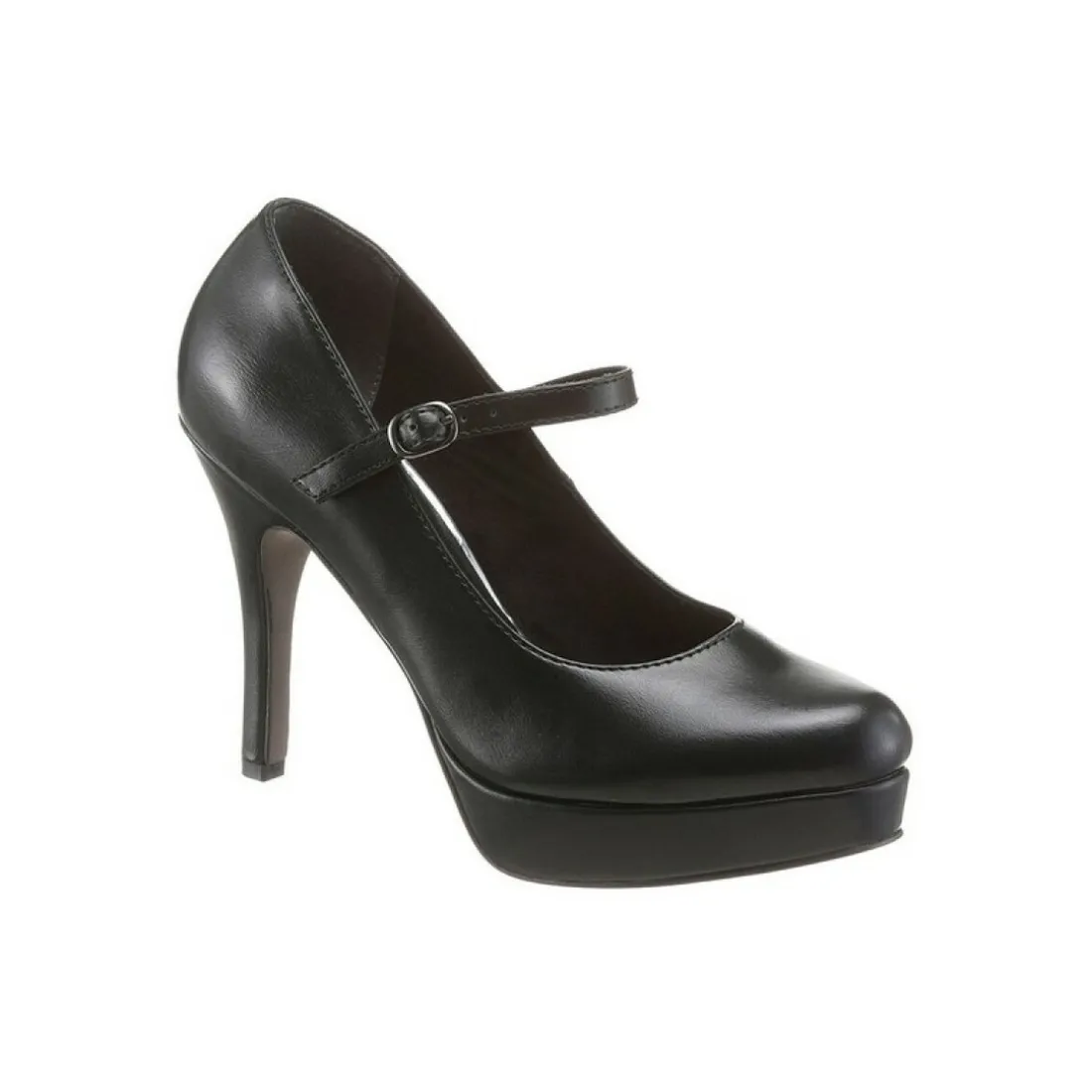 Escarpins plateforme à talons femme Tamaris - Noir