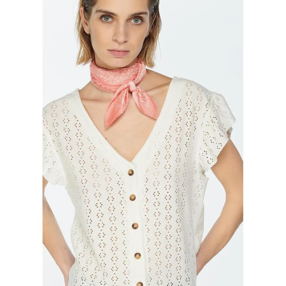 Foulard COLD bleu Fern
