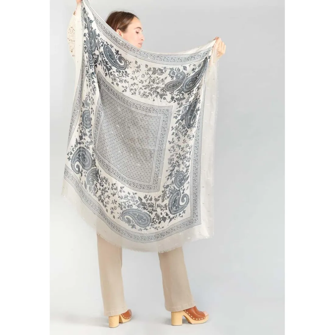 Foulard ELENE gris