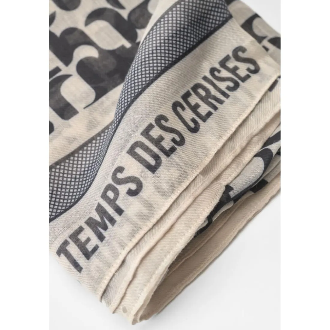 Foulard MONO noir Dina
