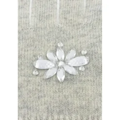 Gants Hello Kitty Gris et strass Taille 8-1/3 by Victoria Couture Gris en laine