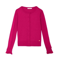 Gilet FORINA framboise en viscose