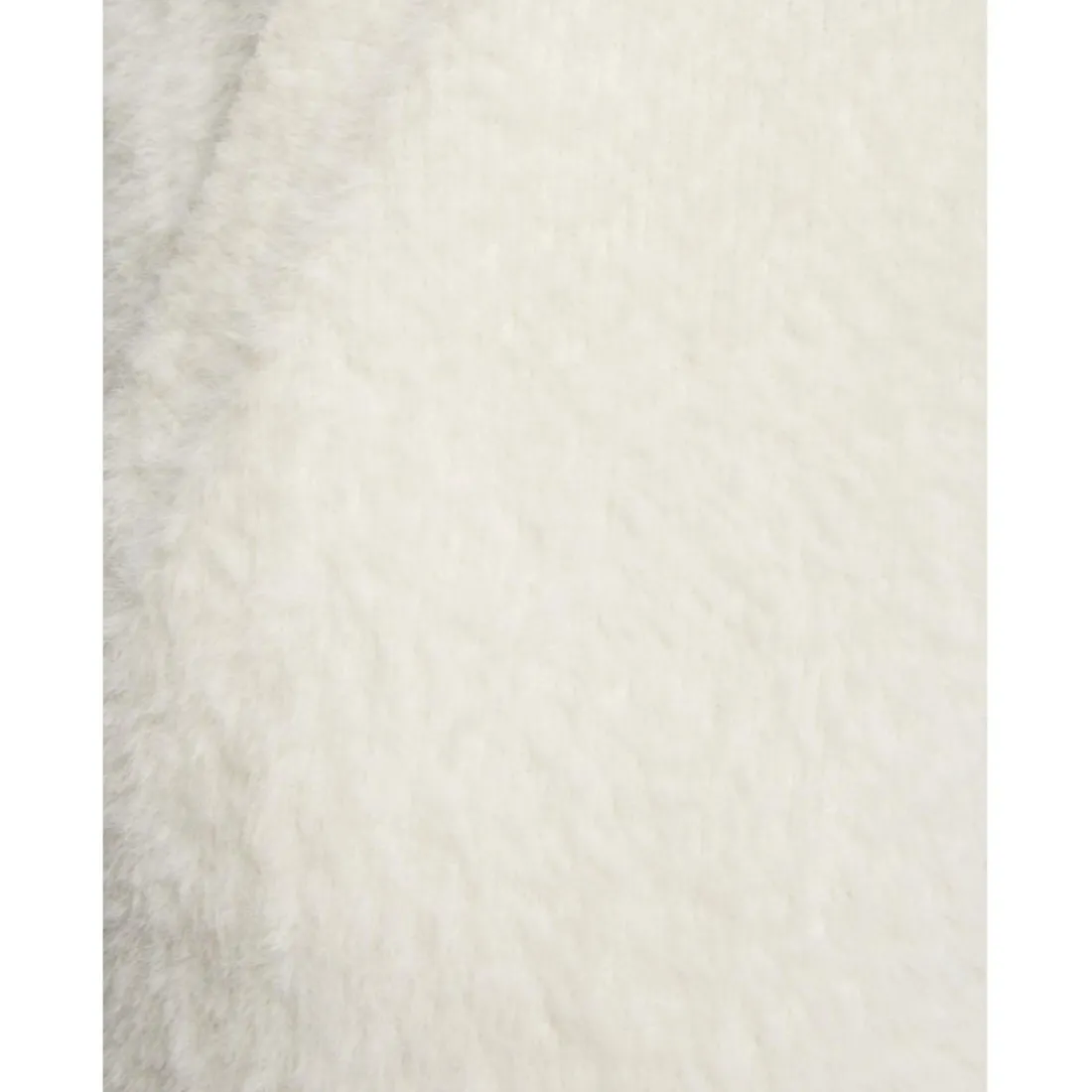 Gilet long maille duveteuse