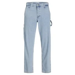 Jean à coupe ample Loose Fit Bleu en coton Leon