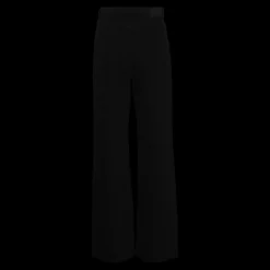 Jean à coupe large wide leg fit noir en coton Ora