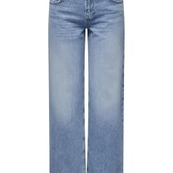 Jean à jambe large Brenda Cro158 bleu en coton Lise