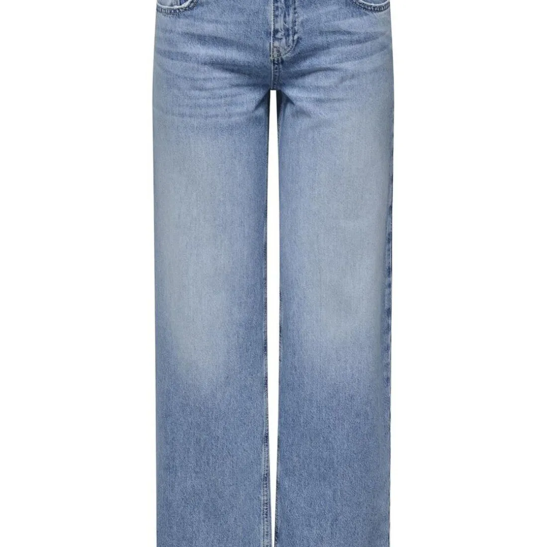 Jean à jambe large Brenda Cro158 bleu en coton Lise