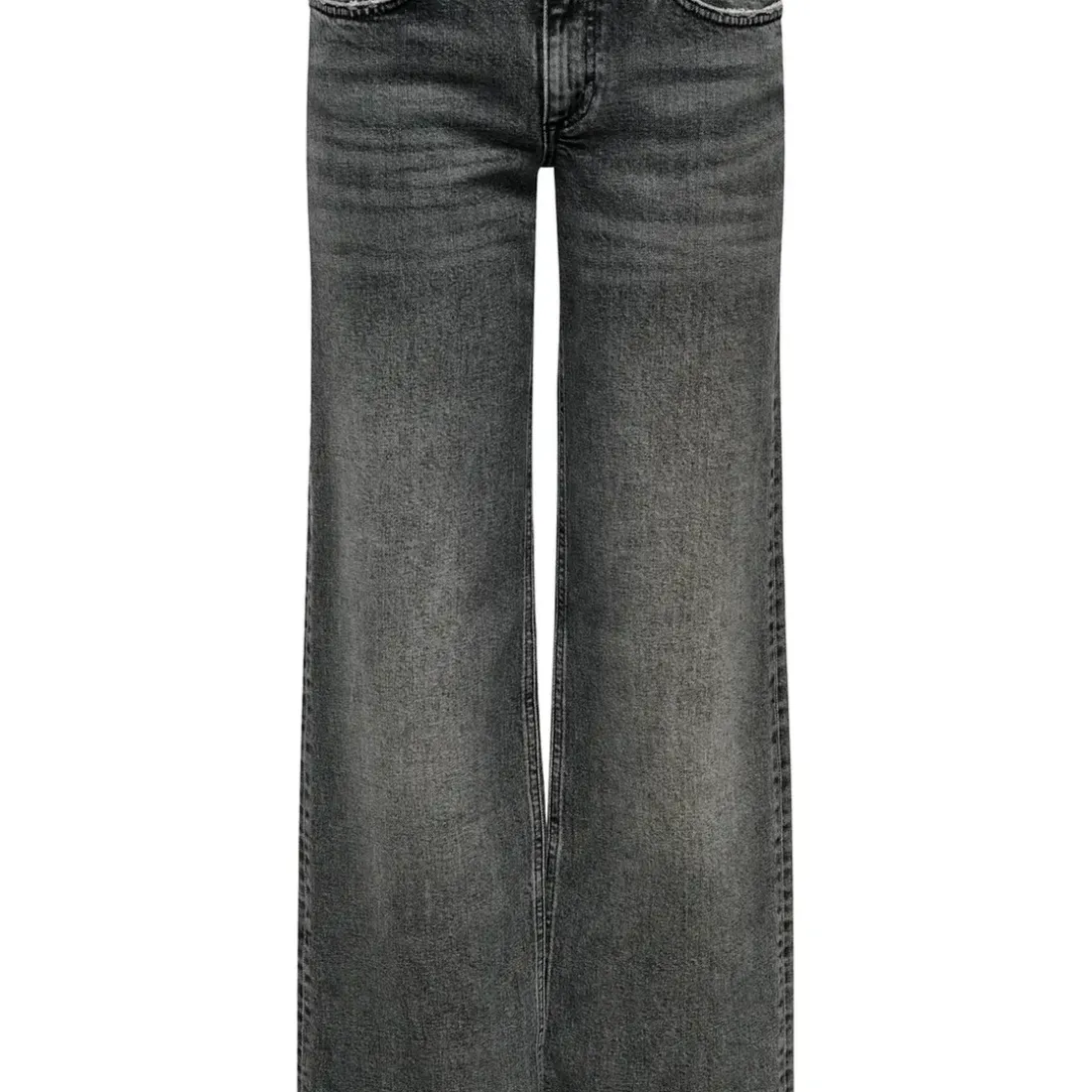 Jean à jambe large Juicy Dot890 gris en coton Sia