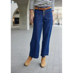 Jean ATLANTA BR brut bleu en coton
