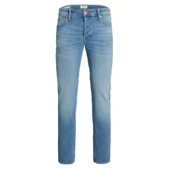 Jean coupe confort Tapered Fit Bleu en coton Bruce